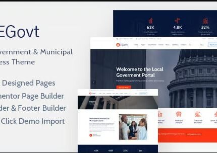 EGovt City Government WordPress Theme